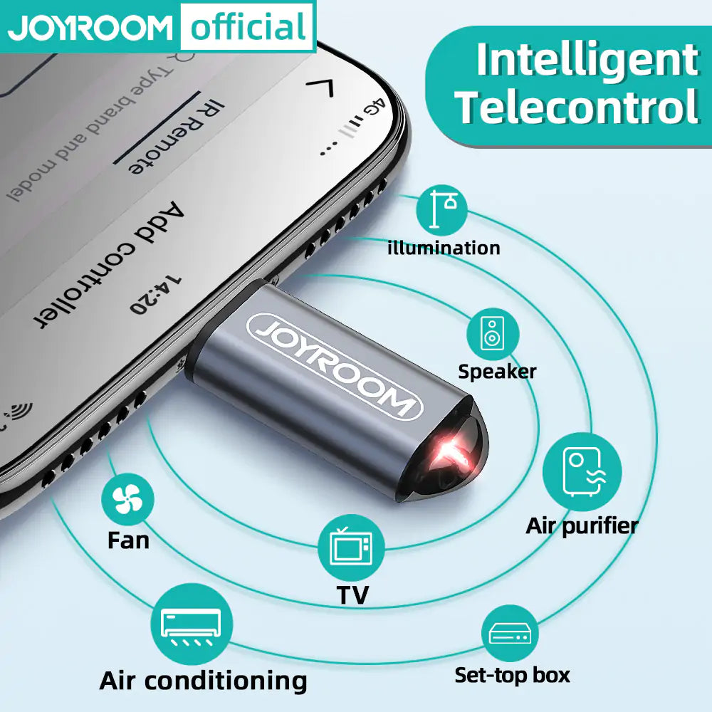 Wireless IR Remote Adapter for iPhone & USB-C Devices