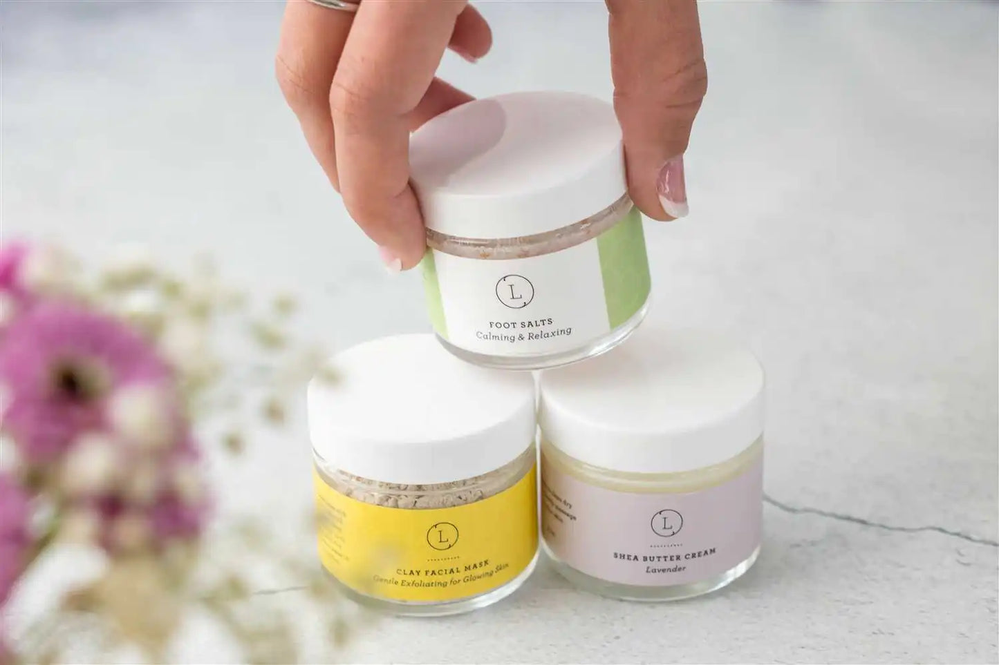 A Full body Luxury Home Spa Routine Gift Set, Perfect Mother's Day gift - Buy 4 jars Get 5 th FREE!